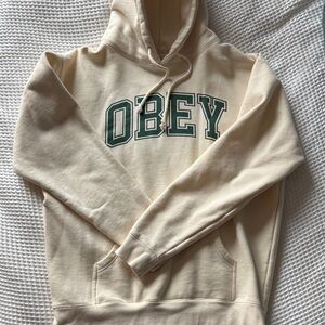 Obey Cream Hoodie